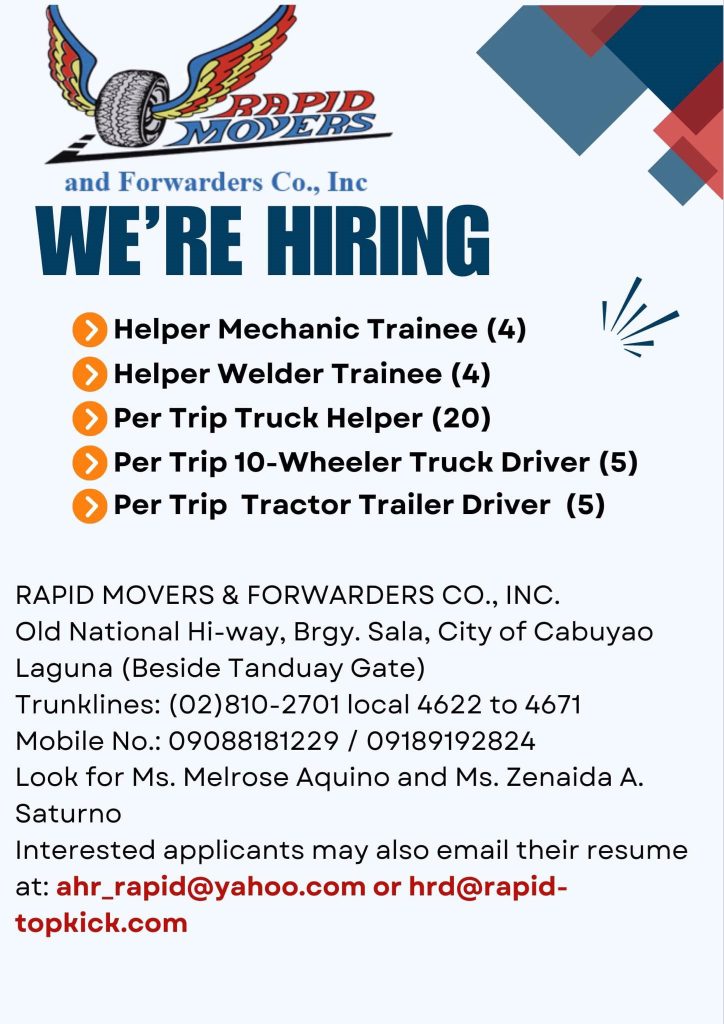 About Us - Rapid Movers and Forwarders Company, Incorporated